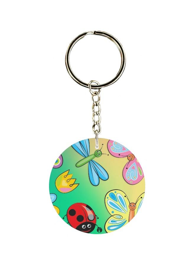BP Printed Single Sided Keychain