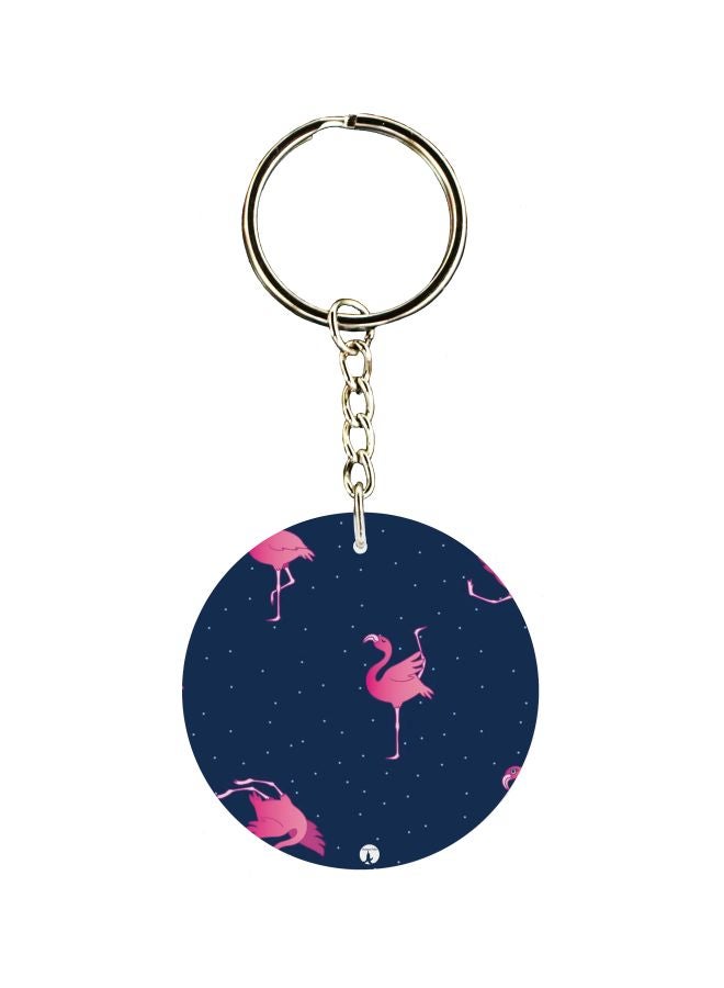 BP Bird Printed Single Sided Keychain