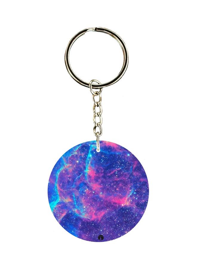 BP Starry Sky Printed Plastic Keychain