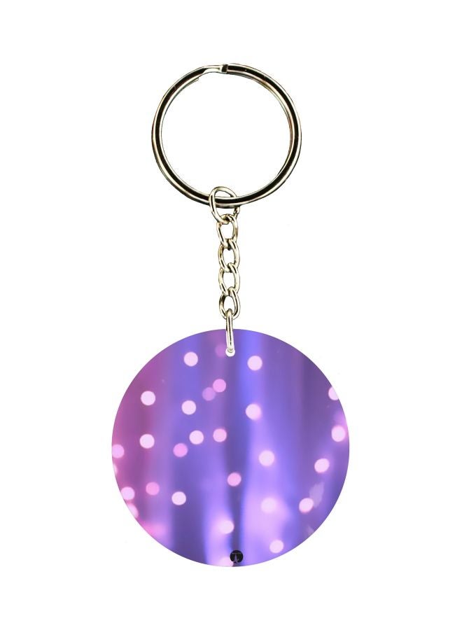 BP Printed Plastic Keychain