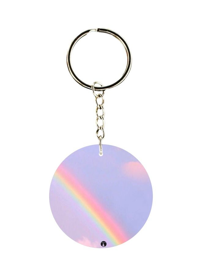 BP Printed Plastic Keychain