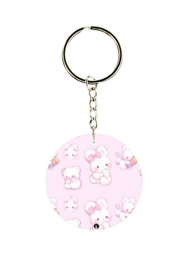 BP Teddy Bear Printed Keychain