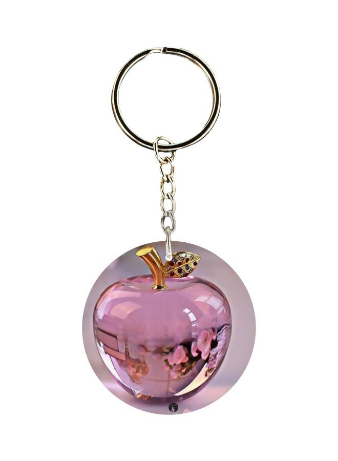 BP Apple Printed Keychain