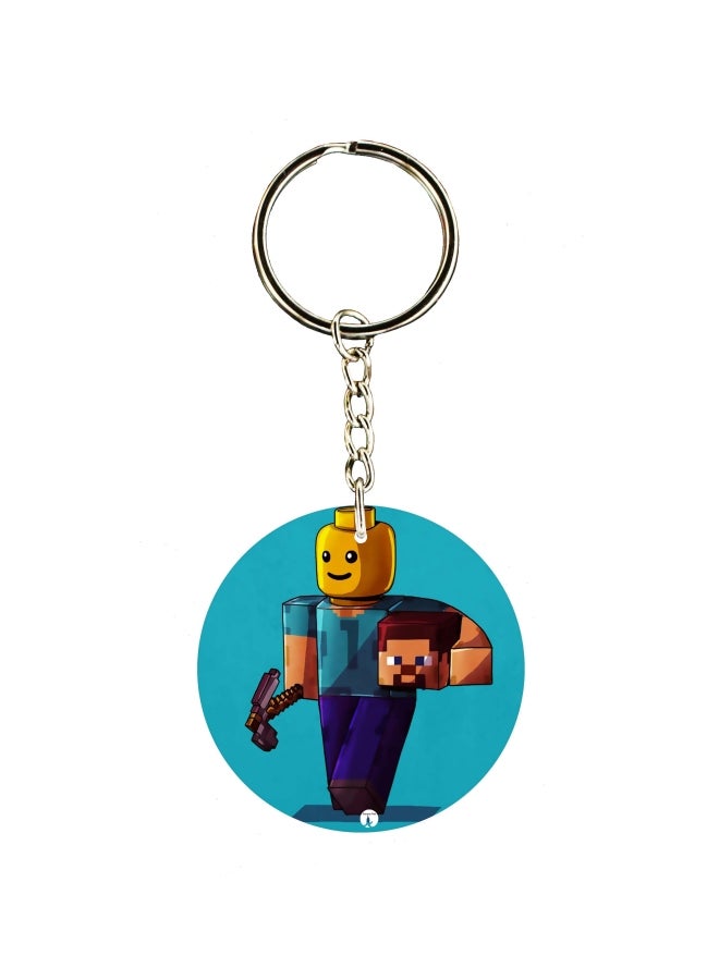 BP Cartoon Printed Keychain