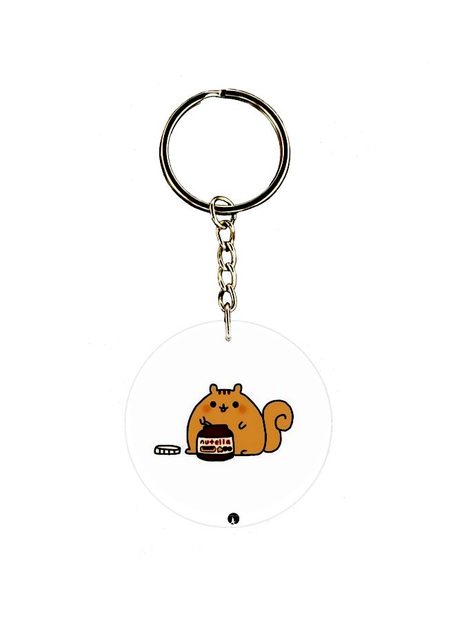 BP Cartoon Printed Keychain