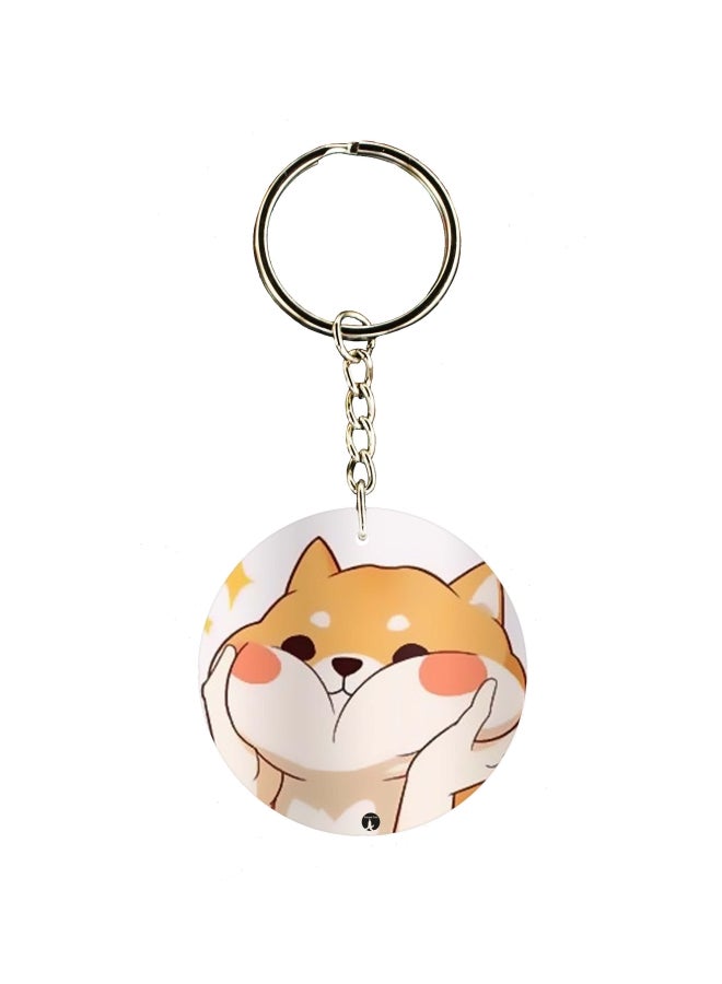 BP Cat Printed Keychain