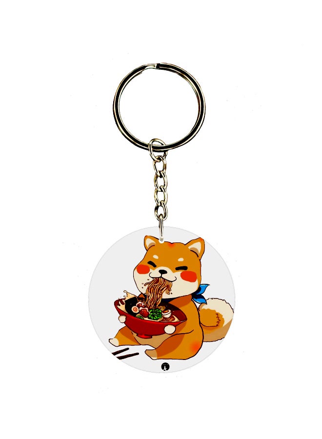 BP Cat Printed Keychain