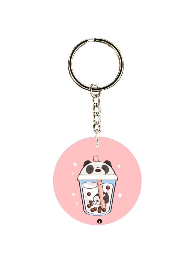 BP Panda Printed Keychain