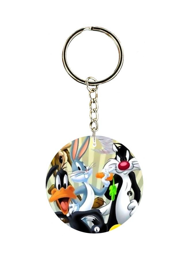 BP Cartoon Printed Keychain