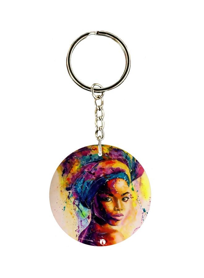 BP Human Face Printed Keychain