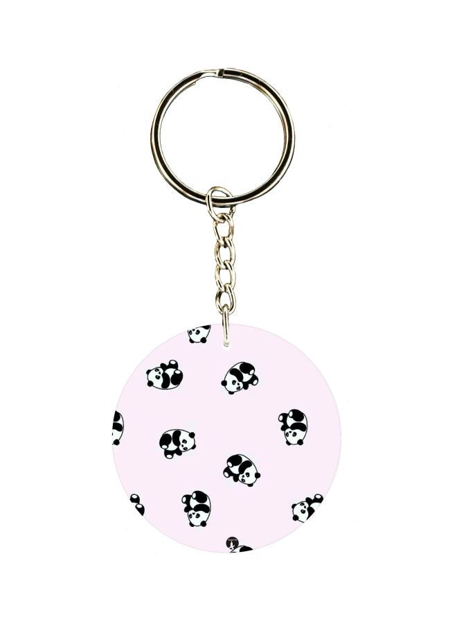 BP Panda Printed Keychain