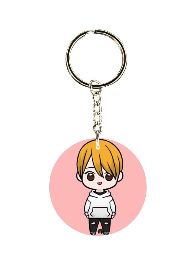 بي بي سلسلة مفاتيح بطبعة شخصية من الرسومات الكرتونية