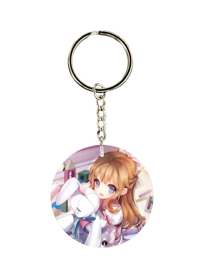BP Anime Character Printed Keychain