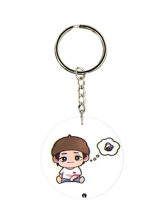 بي بي سلسلة مفاتيح بطبعة شخصية من الرسومات الكرتونية