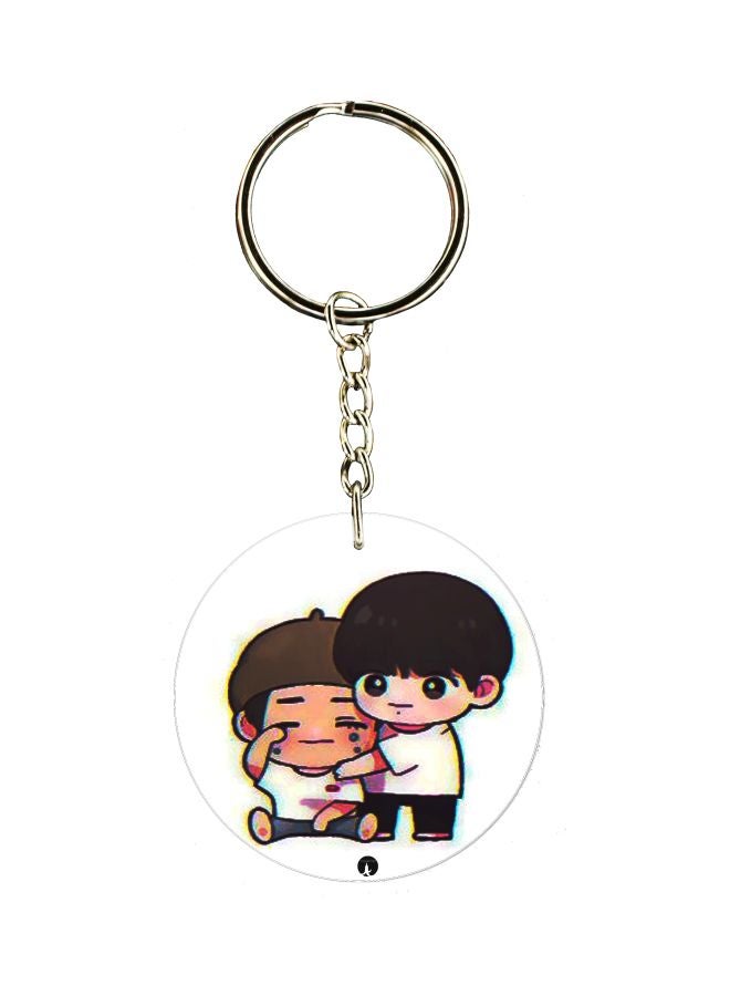 بي بي سلسلة مفاتيح بطبعة شخصية من الرسومات الكرتونية