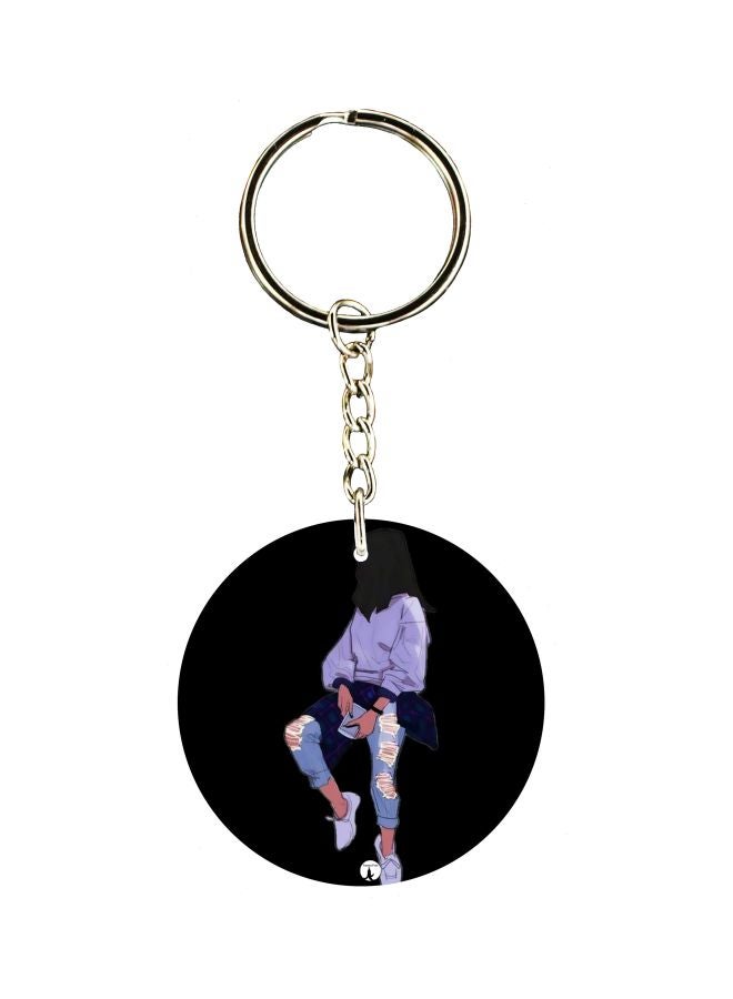 BP Animation Printed Keychain