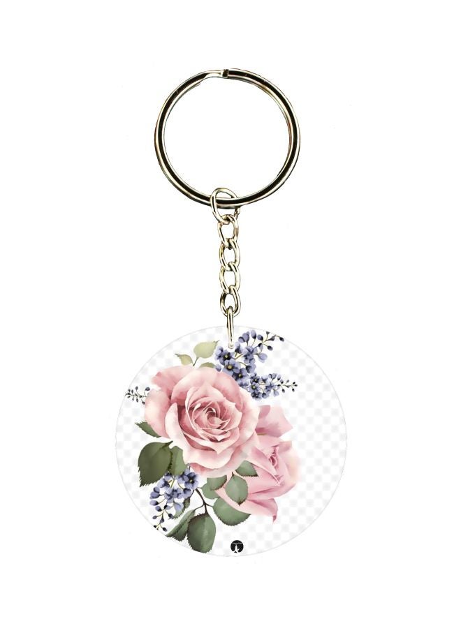 BP Rose Themed Keychain