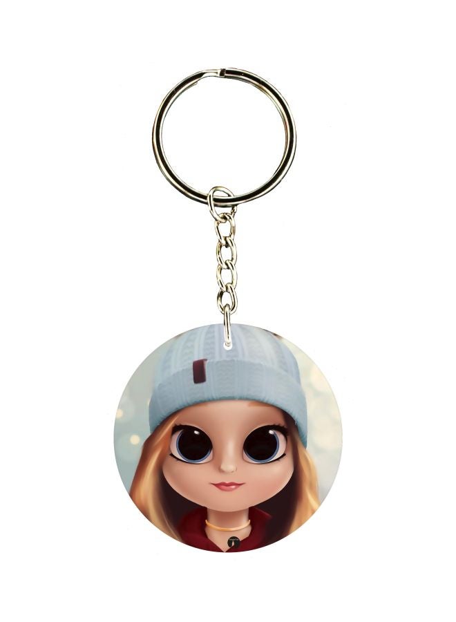 Anime Character Printed Keychain