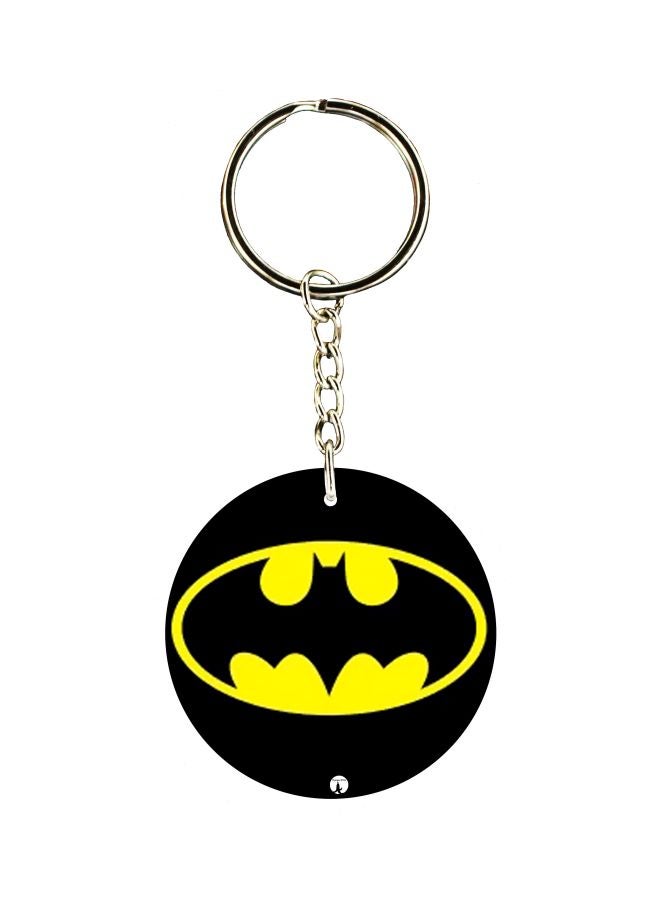 Batman Logo Printed Keychain