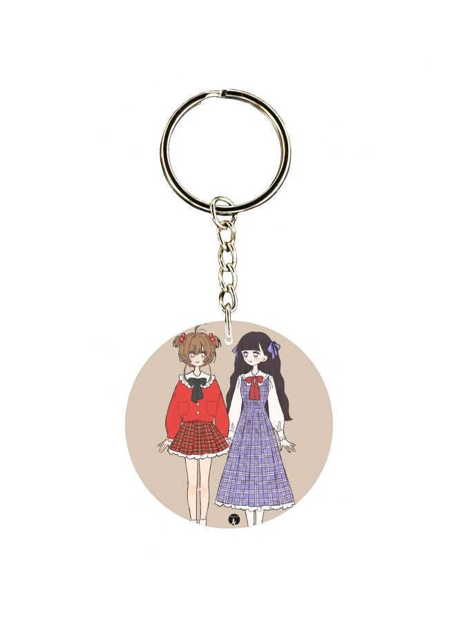 BP Girls Printed Keychain
