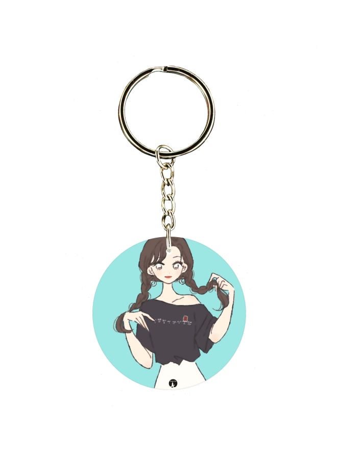 BP Single Sided Character Printed Keychain