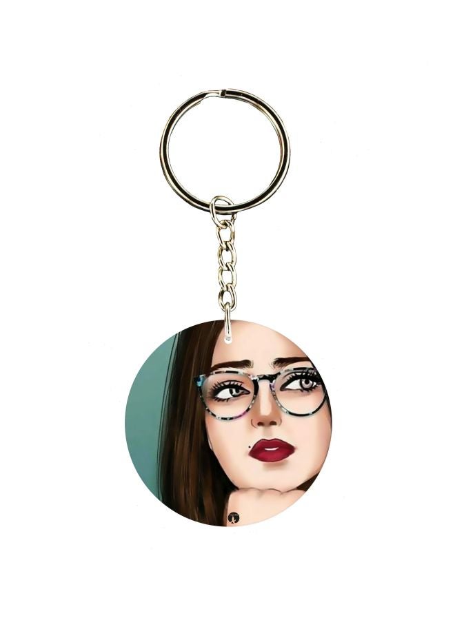 BP Single Sided Character Printed Keychain