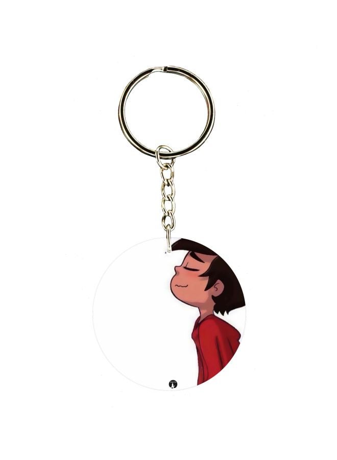 بي بي سلسلة مفاتيح بطبعة شخصية على جهة واحدة