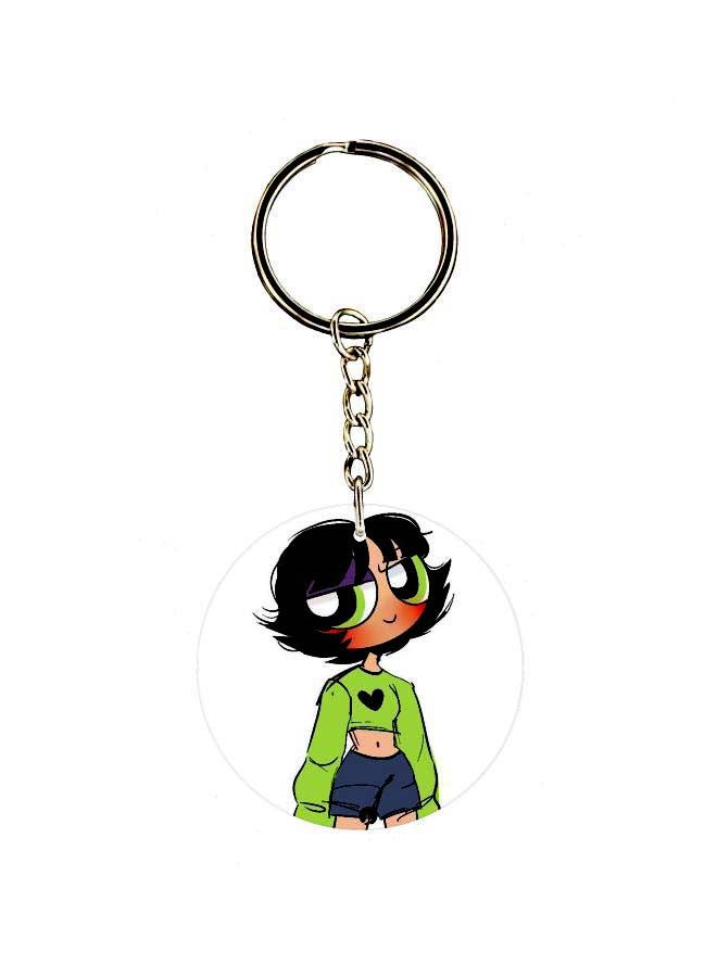 BP Single Sided Character Printed Keychain