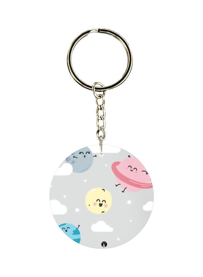 BP Single Sided Character Printed Keychain