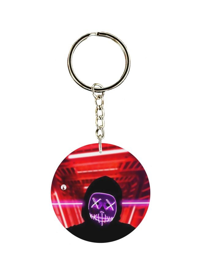 BP Printed Plastic Keychain