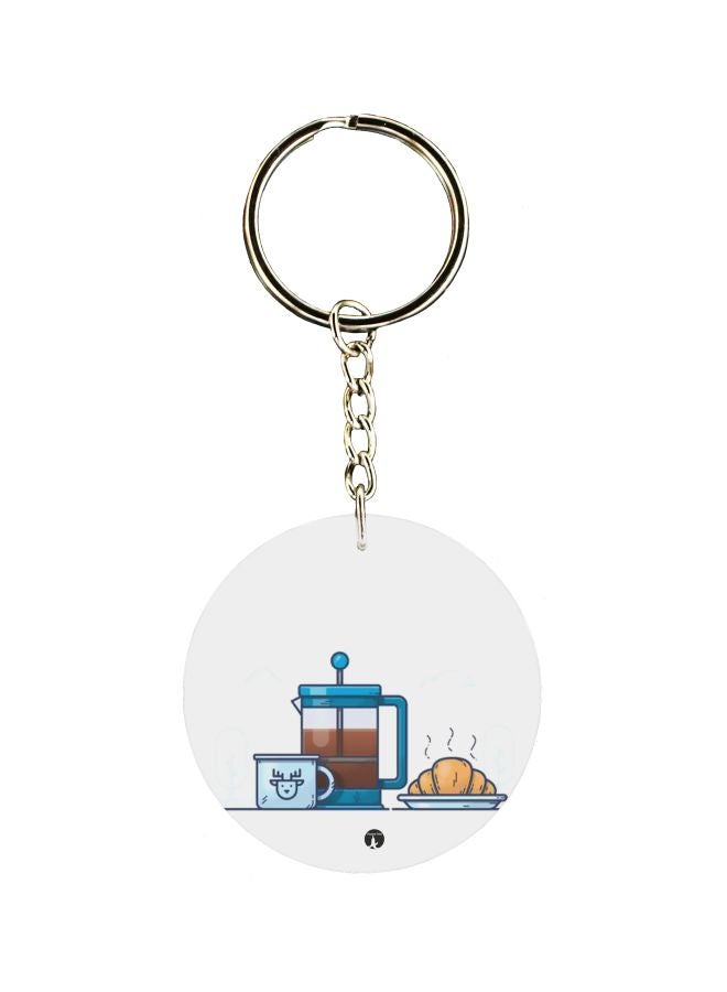 BP Food Printed Keychain