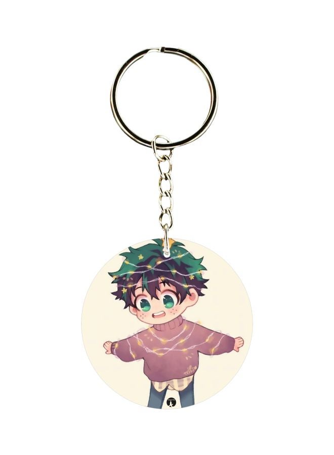 BP Cartoon Charecter Printed Key Chain