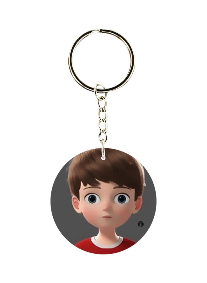 BP Cartoon Charecter Printed Key Chain