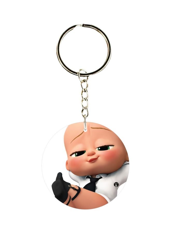 BP Cartoon Charecter Printed Key Chain