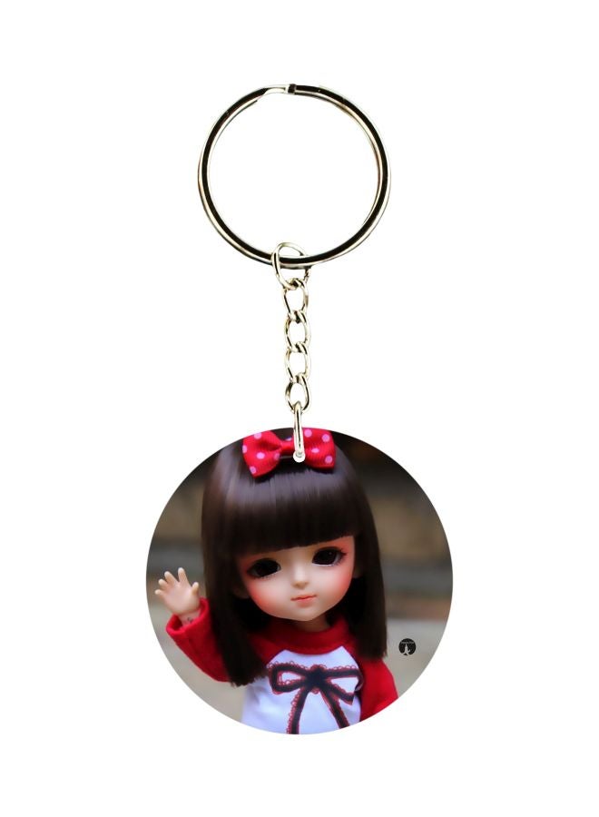 BP Doll Printed Plastic Keychain