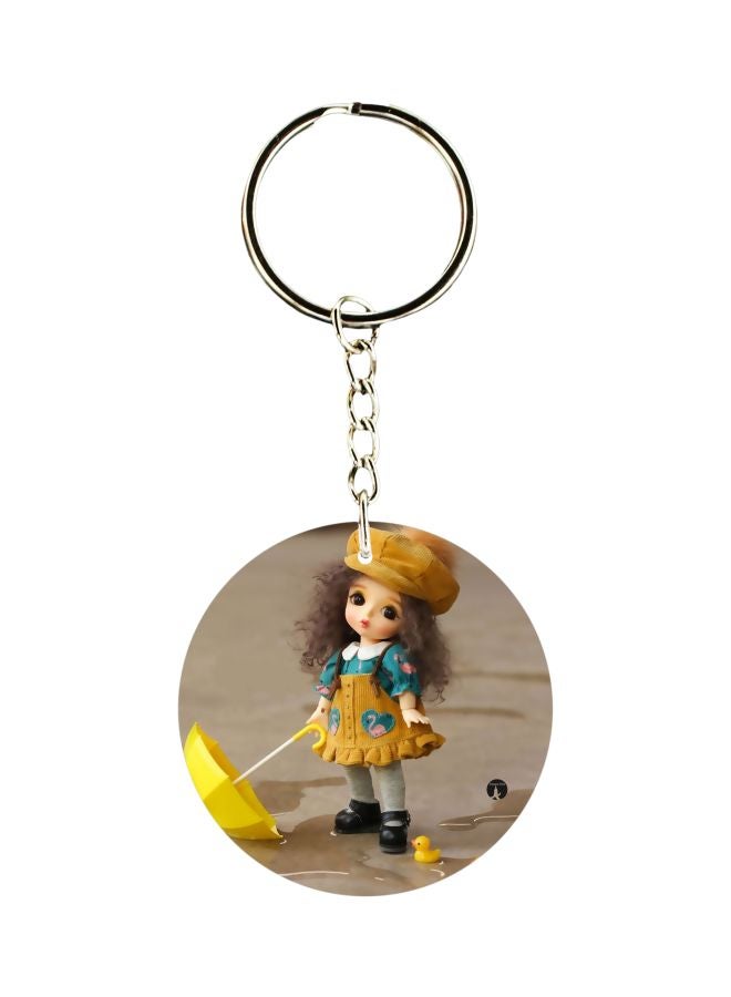 BP Doll Printed Plastic Keychain