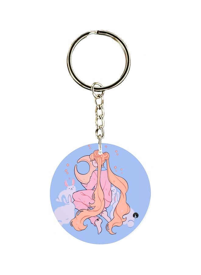 BP Cartoon Character Printed Keychain