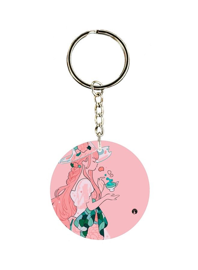 BP Cartoon Character Printed Keychain