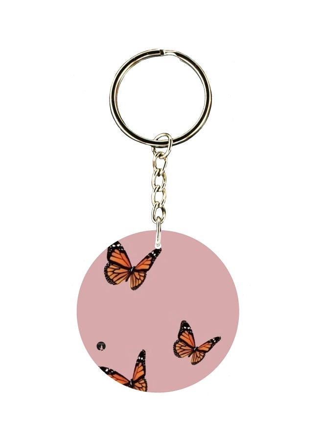 BP Butterfly Printed Keychain
