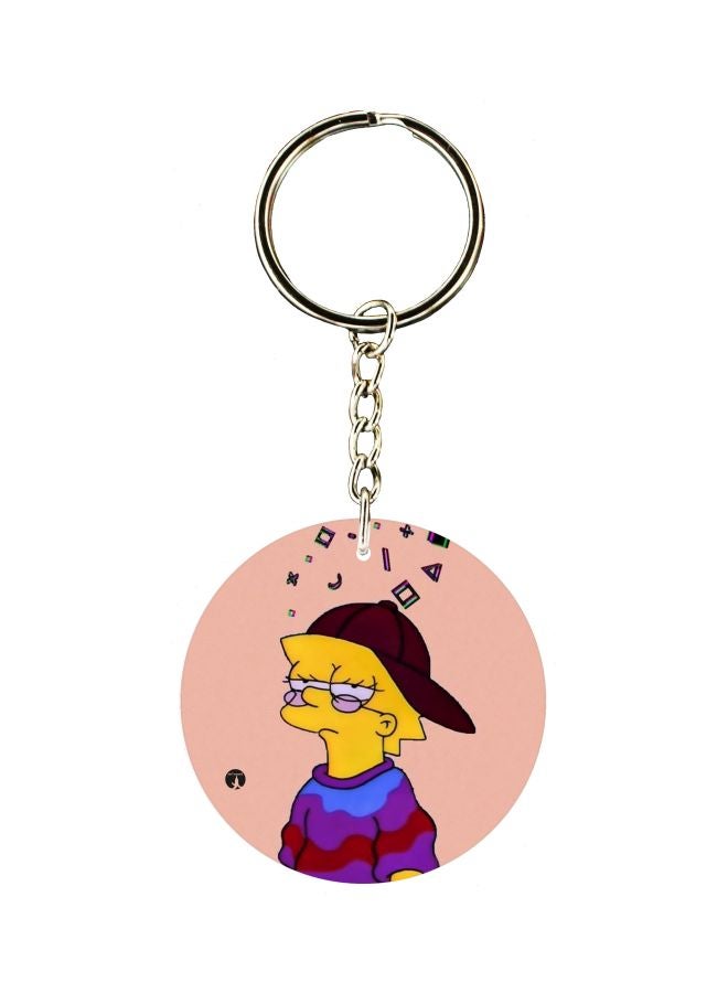 BP Cartoon Character Printed Keychain