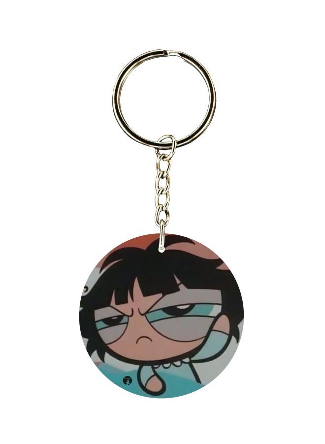 BP Cartoon Character Printed Keychain