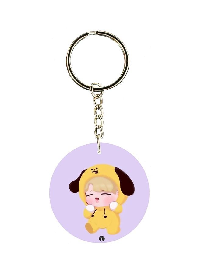 BP Printed Pocket Keychain