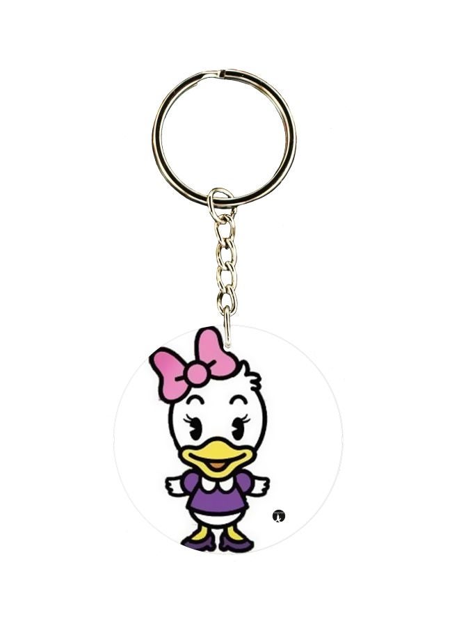 BP Little Daisy Duck Printed Keychain