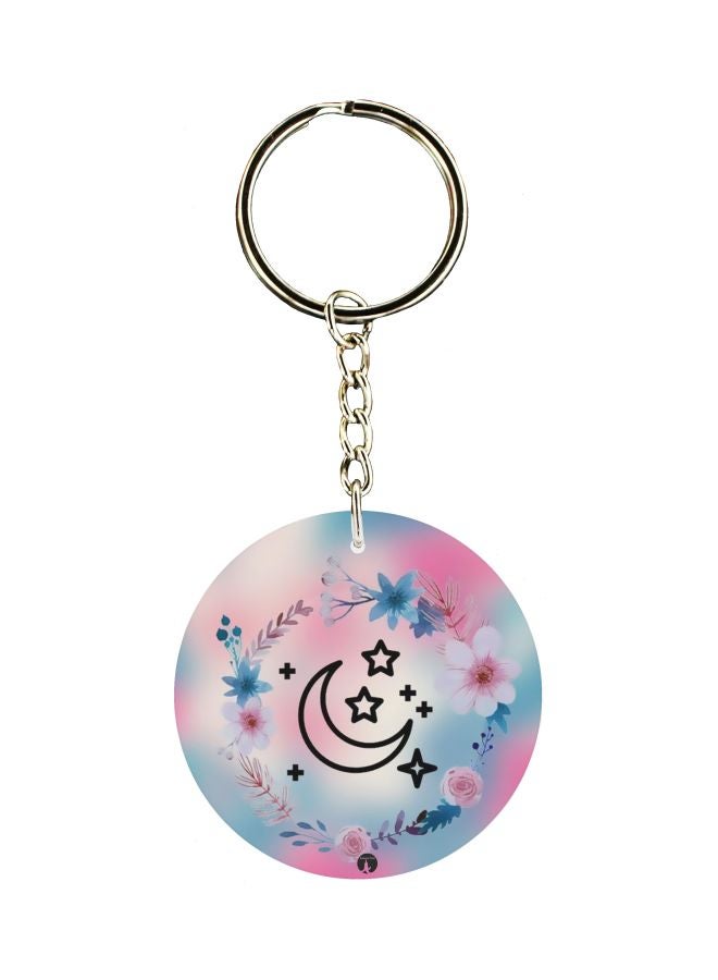 BP Flower Printed Keychain