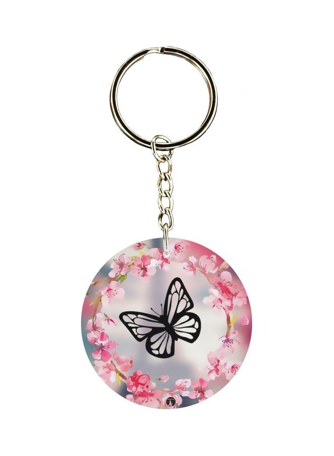 BP Butterfly Printed Keychain