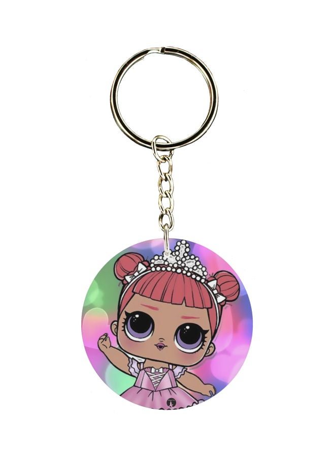 BP Cartoon Printed Keychain