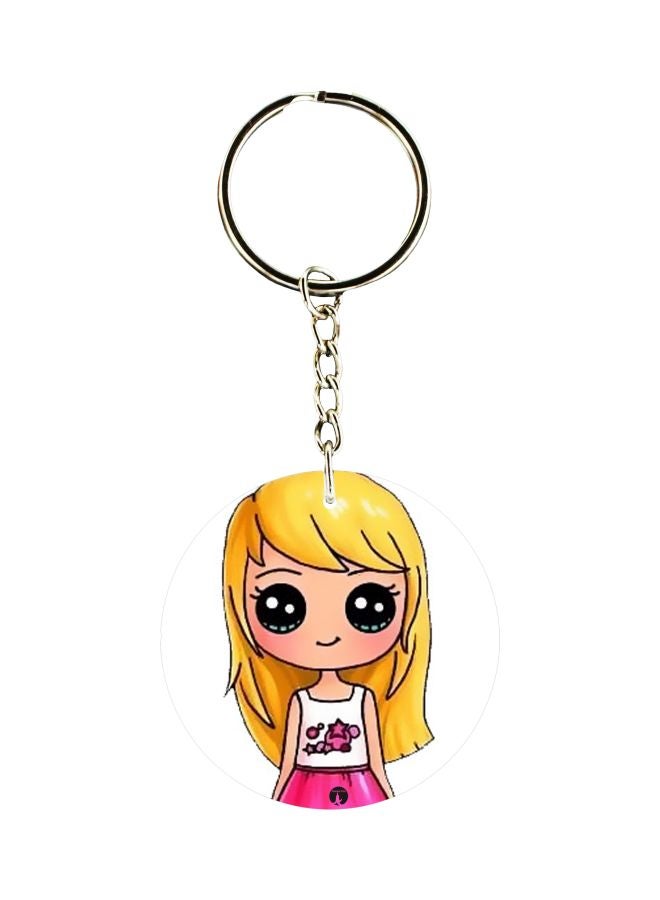 BP Girl Printed Keychain