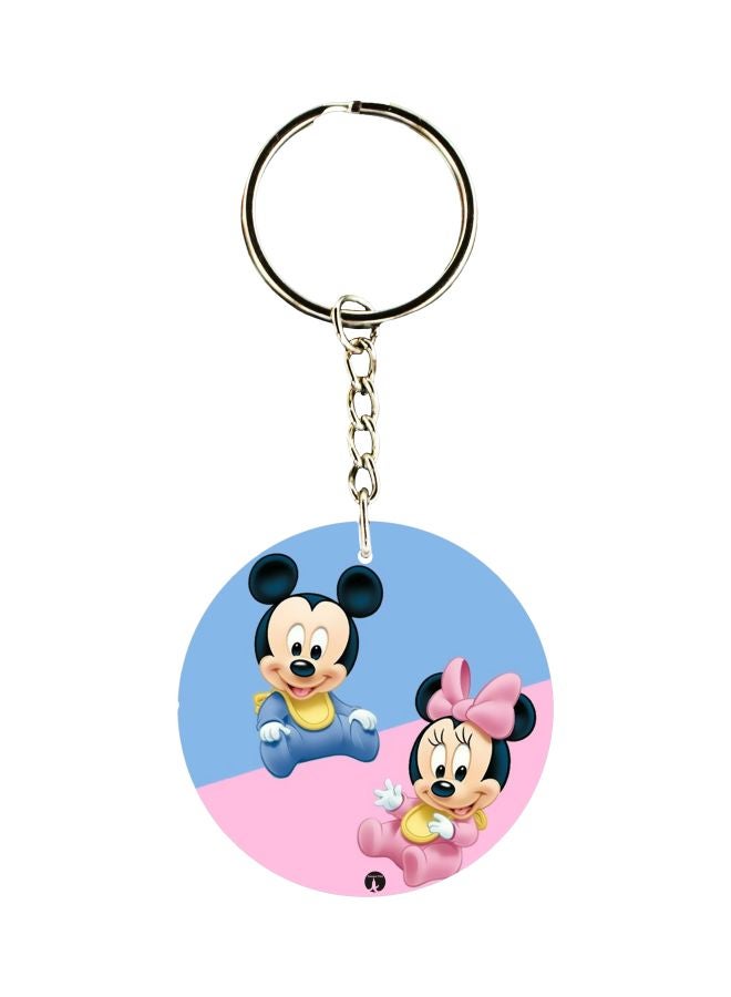 BP Mickey Mouse Printed Keychain