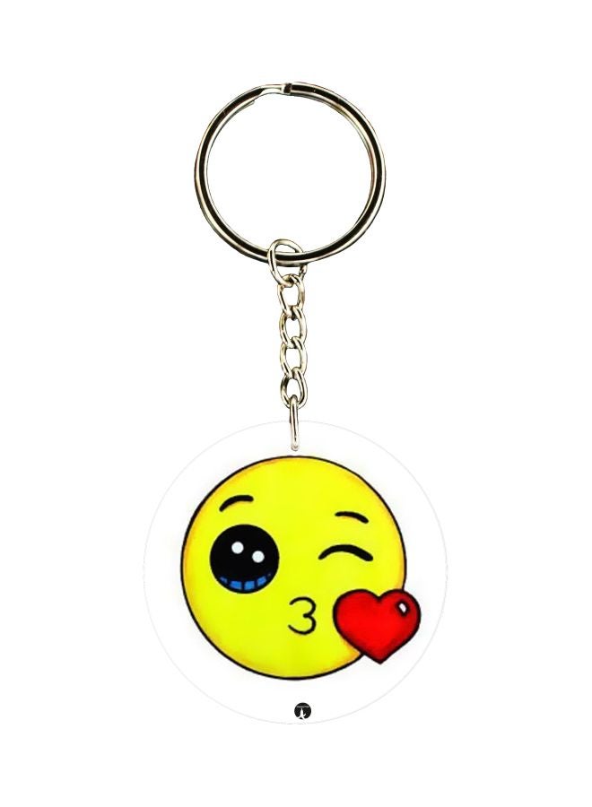 BP Cartoon Printed Single Sided Keychain