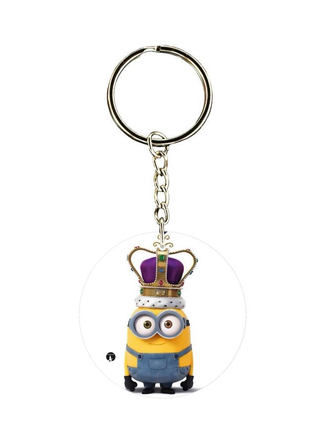 BP Cartoon Printed Single Sided Pocket Keychain